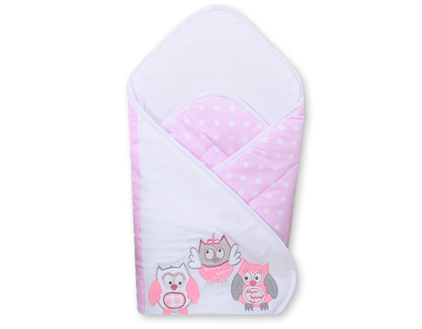 Vauvapesä vahvistetulla pohjalla- Owls Bigi Zibi & Adele pink