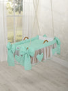 My Sweet Baby - Moses Basket riippukehto - mintunvihreät pilkut