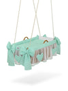 My Sweet Baby - Moses Basket riippukehto - mintunvihreät pilkut