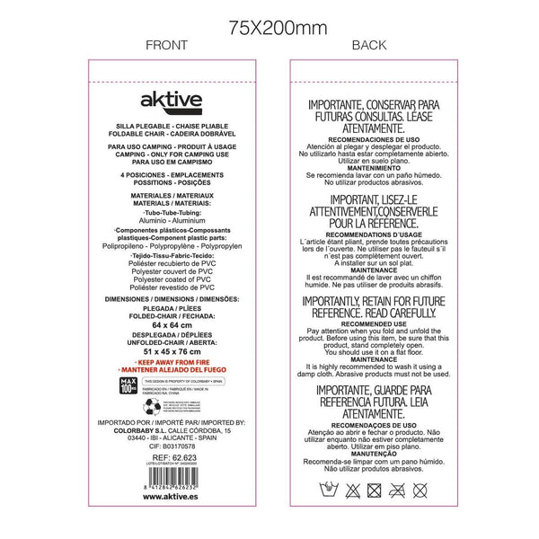 Kokoontaitettava Rantatuoli Niskatuella, Beige, 2 kpl