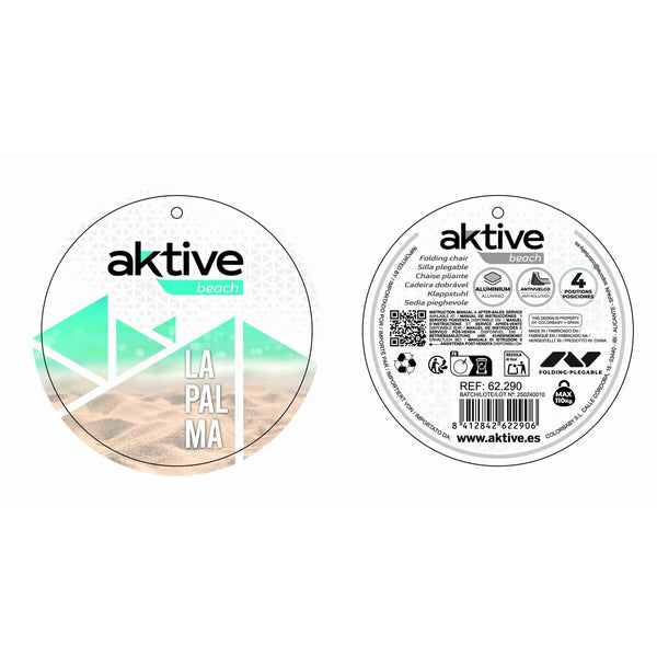 Taitettava Rantatuoli Laivastonsininen 2 kpl