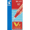 Pilot V7 Hi-Tecpoint Punainen Täytekynä 0,5 mm, 12 kpl