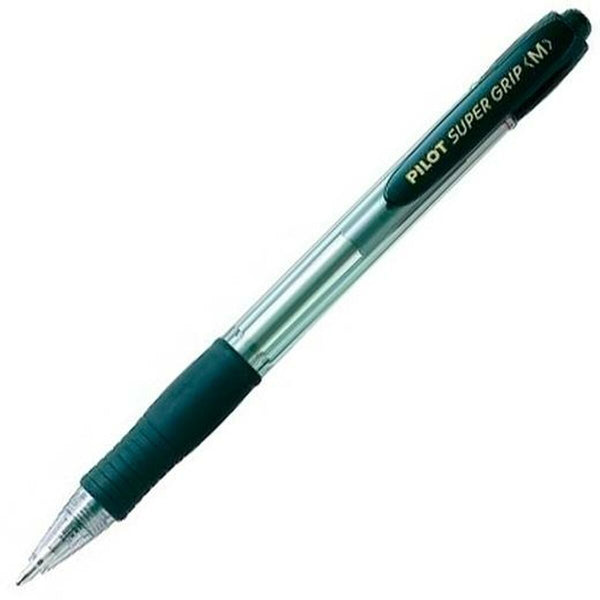 Pilot Supergrip Musta Kynä 0,4 mm, 12 kpl