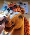 Premium Keppihevonen / Hobby Horse - Chestnut horse A3