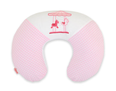 Monikäyttöinen imetystyyny - irrotettava päällinen - carousel pink
