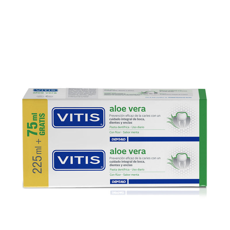 Vitis - Aloe Vera toothpaste duo #Mint 2 x 150 ml