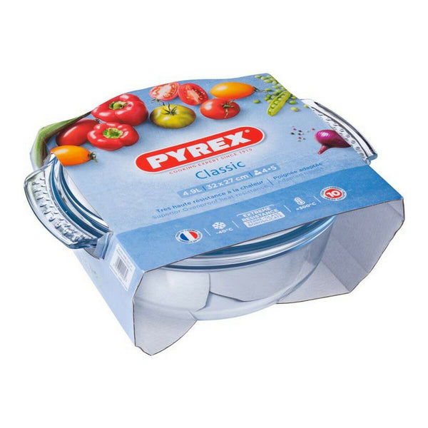 Pyrex Lasikannellinen Vuoka Läpinäkyvä