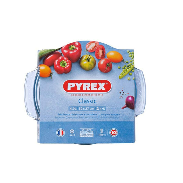 Pyrex Lasikannellinen Vuoka Läpinäkyvä