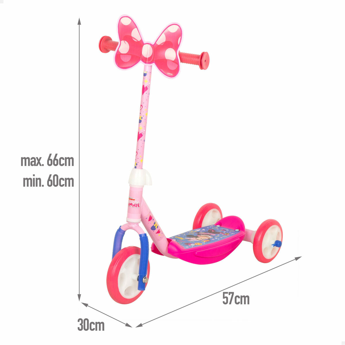 Minnie Mouse Lasten Potkulauta, Pinkki
