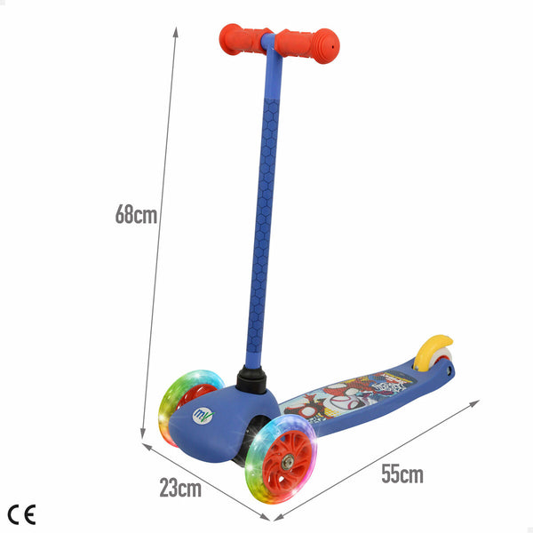 Spidey Lasten Potkulauta Valoilla