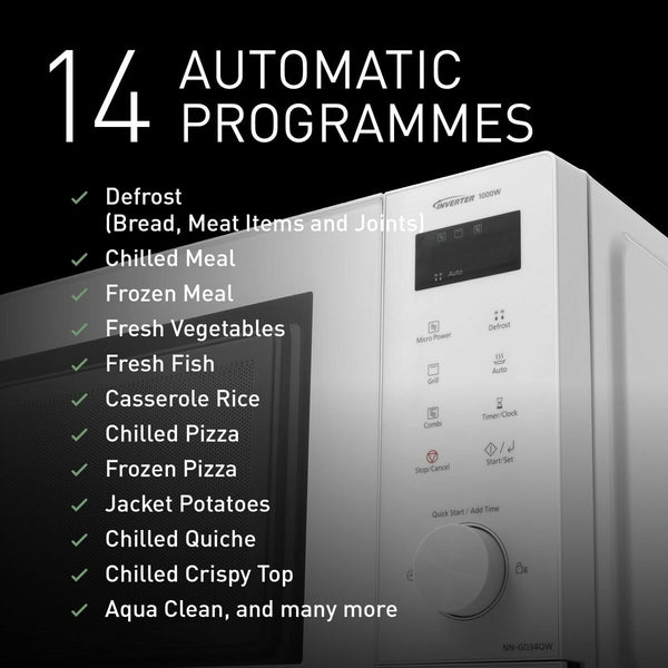 Panasonic mikroaaltouuni grillillä - Vuodevaatteet.fi