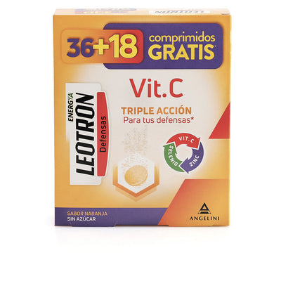 Vitamin C Triple Action Effervescent Tablets 36 + 18 As A Gift #Orange 54 U