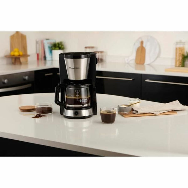 Russell Hobbs suodatinkahvinkeitin musta teräs - Vuodevaatteet.fi