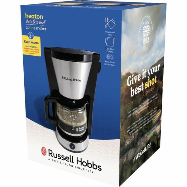 Russell Hobbs suodatinkahvinkeitin musta teräs - Vuodevaatteet.fi