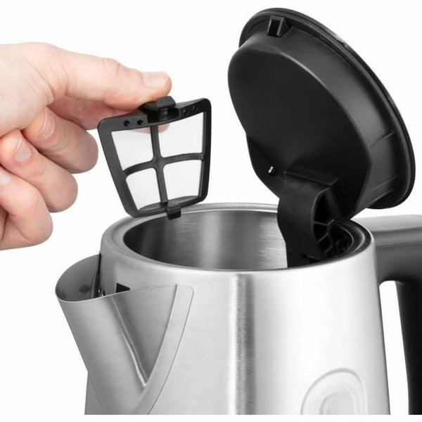 Russell Hobbs Vedenkeitin Musta Ruostumaton Teräs 1,7 L - Vuodevaatteet.fi