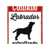 Labradorin Varoituskyltti Magnet & Steel