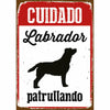 Labradorin Varoituskyltti Magnet & Steel
