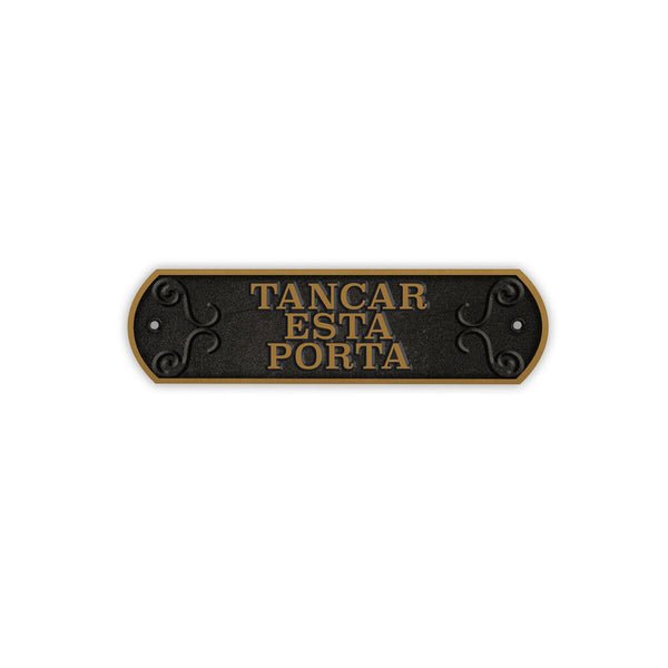 Rautainen Ovikyltti Magnet & Steel 24 x 7,2 cm