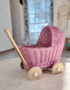 My Sweet Baby - Nuken rottinkiset rattaat - vaaleanpunainen