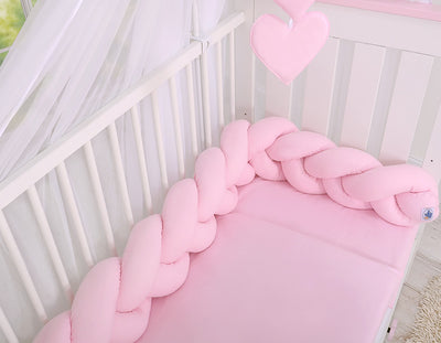 Sängyn letti reunapehmuste - Pinkki