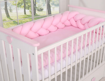 Sängyn letti reunapehmuste - Pinkki