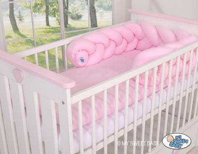 Sängyn letti reunapehmuste - Pinkki