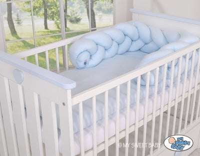 Sängyn letti reunapehmuste - Vaaleansininen