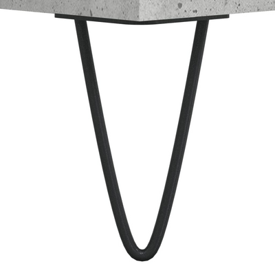 Betoninharmaa senkki Egido 34,5x34x90cm (puinen)