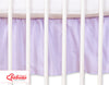 My Sweet Baby - Pölyhelma peittävä röyhelö 140 x 70 cm - Riippuvat sydämet liila