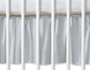 Bobono - Pölysuojus-verho 120x60 cm riippuvat sydämet harmaa