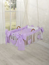 My Sweet Baby - Moses Basket riippokehto - violetit pilkut