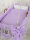 My Sweet Baby - Moses Basket riippokehto - violetit pilkut