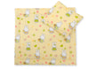 Vauvan peitto 77x77cm ja tyyny - Hallo rabbit yellow
