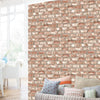 DUTCH WALLCOVERINGS Tapetti tiilet punainen EW3102