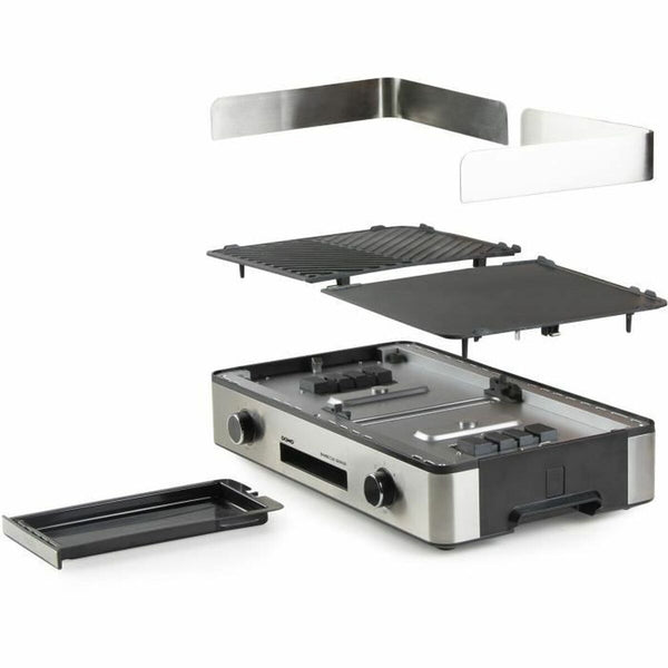 DOMO Musta Sähkögrilli 2200 W - Vuodevaatteet.fi