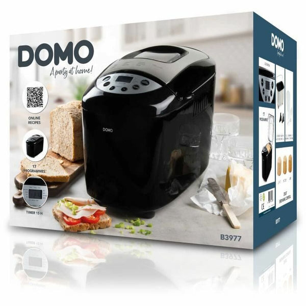 DOMO Leipäkone 850W Musta - Vuodevaatteet.fi