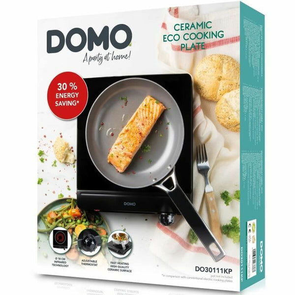 Lasikeraaminen Keittolevy DOMO 1250 W