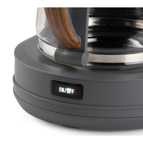 DOMO Harmaa Suodatinkahvinkeitin 1,25 L - Vuodevaatteet.fi