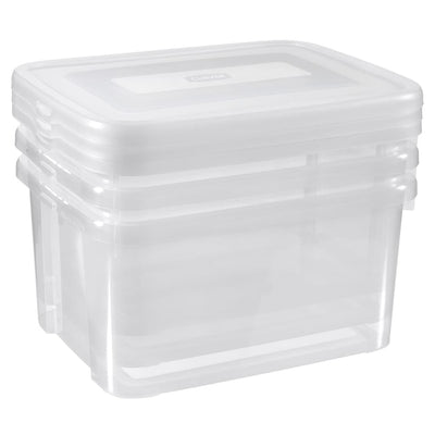 Curver Säilytyslaatikkosarja Handy 3x25 l läpinäkyvä