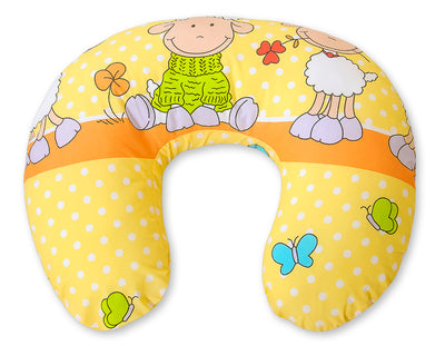 Monikäyttöinen imetystyyny - irrotettava päällinen - Sheeps orange-yellow