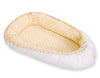 Unipesä - White Dots On Beige/ Beige Strips