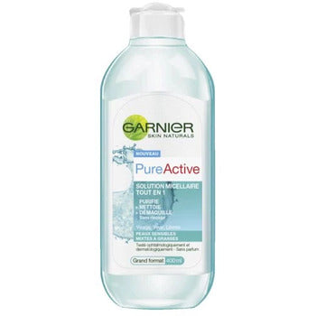 Garnier - Garnier SkinActive Pure Active misellivesi rasvaiselle ja herkälle iholle 400 ml
