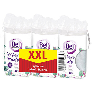 Bel - Face & Body Cosmetic ( 3 x 40 ks ) - Sada ovaaleja puhdistuslappuja