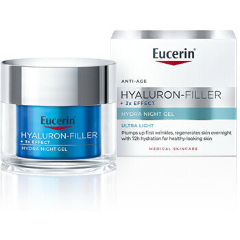 Eucerin - Hyaluron-Filler+3x Effect Hydra Night Gel - Yökosteuttava geeli
