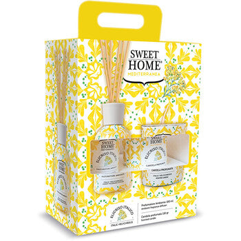 Sweet Home Collection - Italic Helicrysus lahjasetti aromadiffuusorilla ja kynttilällä