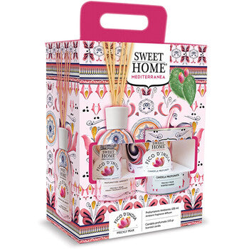 Sweet Home Collection - Prickly Pear Set - Lahjasetti aromadiffuusorilla ja kynttilällä