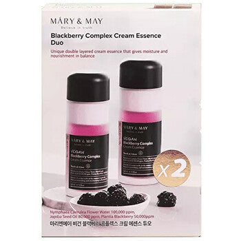 Mary &amp; May - Blackberry Complex Cream Essence Duo - Sada esencí