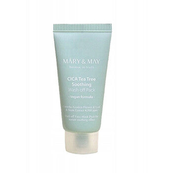 Mary &amp; May - Cica Tea Tree Soothing Wash Off Pack - Kasvonaamio