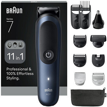 Braun - Series 7 Aio7540 Dark Blue 11in1 - Monitoimitrimmeri