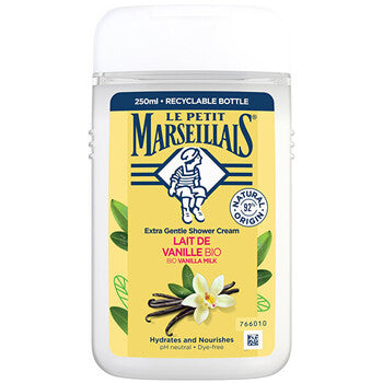 Le Petit Marseillais - Bio Vanilla Milk Shower Cream - Kermainen suihkugeeli